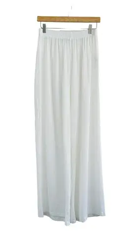 Nasty Gal NEW  Crinkle Cotton Wide Leg Pants Cover Up Size Large