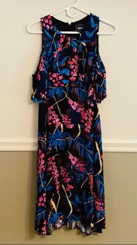 Maeve Anthropologie  Elia Cold Shoulder Floral Dress 0