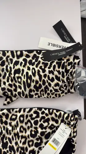 Carmen Marc Valvo high waisted bikini Leopard Print Bikini Set