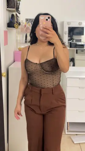 ZARA Mesh Boydsuit - Image 1