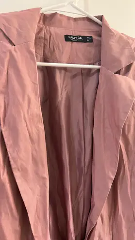 Nasty Gal Pink Blazer Dress