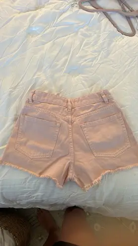 Amuse Society Pink Jean Shorts