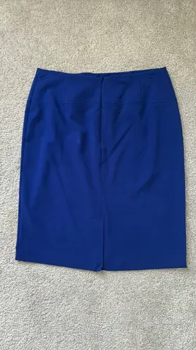 New York & Co. Blue Pencil Skirt