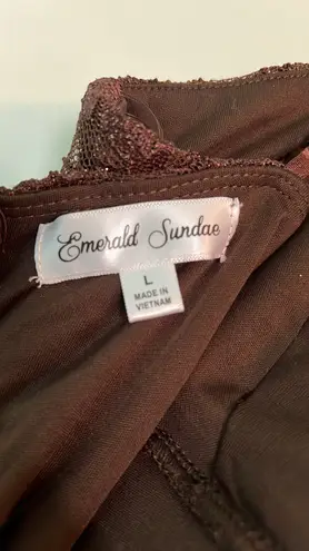 Emerald Sundae Brown Dress