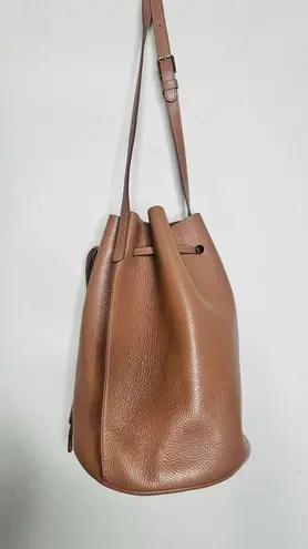 MANSUR GAVRIEL Hazelnut Brown Tan Cowhide Leather Soft Mini Bucket Bag