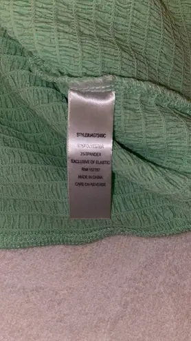 Jolie & Joy crop top square neckline ruffled short sleeves size large NWT