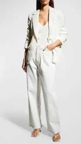 Cinq à Sept Khloe Bouclé Blazer in Gardenia, Size 4 New w/Tag Online for $395