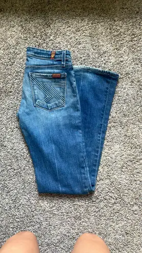 7 For All Mankind Bootcut Jean Blue Size 27