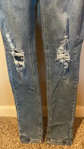 Forever 21 High Top-Rise Skinny Jeans