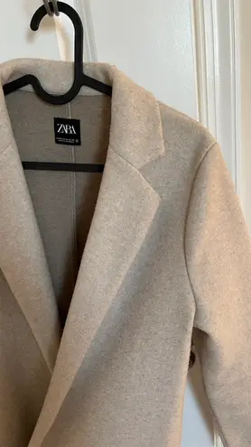 ZARA Elegant Beige Peacoat