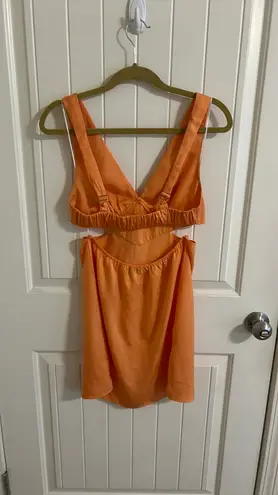 Beginning Boutique Vargas Orange Mini Dress