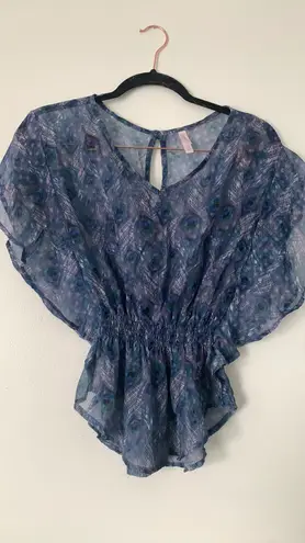 Xhilaration Peacock Blouse