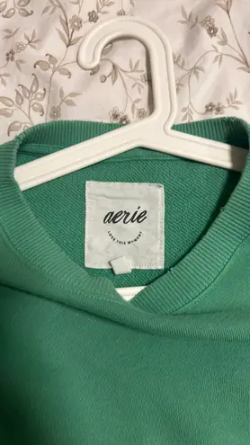 Aerie Ice Cold Ski Resort Sweatshirt Green