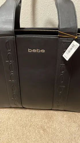 Bebe Black Tote Bag