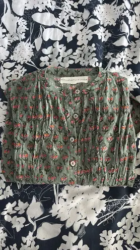 Daughters Of India Dress Green Size XS