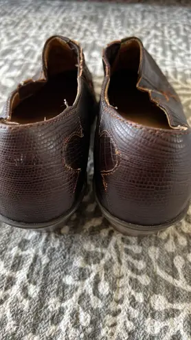 Ariat Low Brown Leather Western Heeled Booties