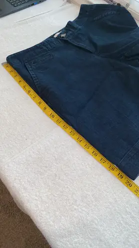 Dockers jean shorts Bermuda style button/zip closure high rise size 12