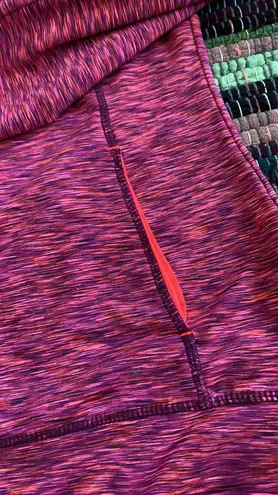 Tangerine Pink Space Dye Hooded Pullover Small