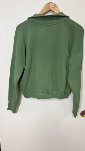 Madewell MWL Supercrop sweatshirt green sz S