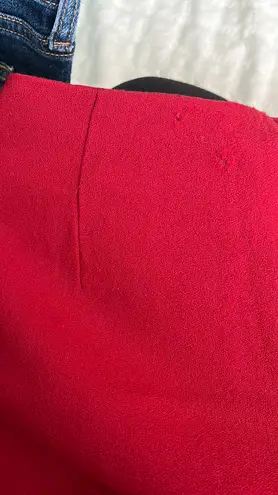 red trousers Size 2