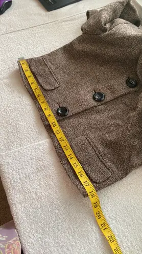 Taiga Paris blazer jacket cropped fit long sleeve oversize buttons size 10