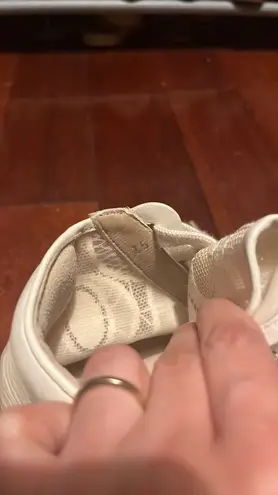 Chloé 🆕 Chloe | Lauren Lace Sneaker Hightop Cream 35 New