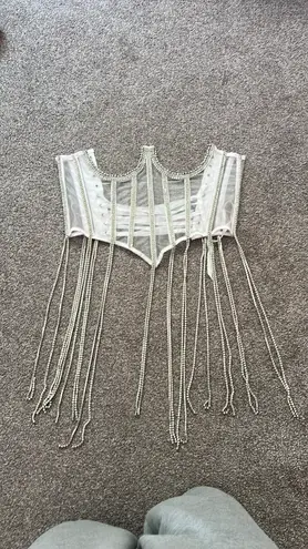 Pink T Shirt And Corset Set