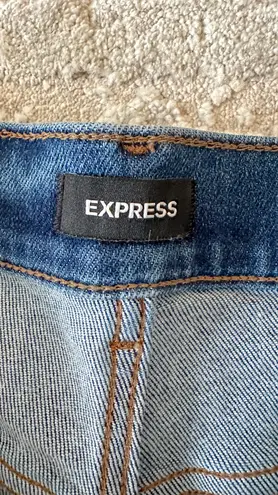 EXPRESS High Rise Cropped Flare jeans