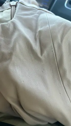 Mistress Rocks Vegan Leather Biscuit Deep Plunge Mini Dress Sz XS