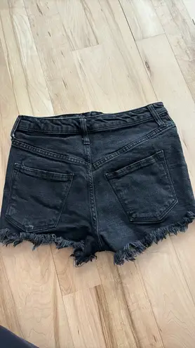 Mossimo Denim Black Jean Shorts