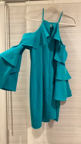 Laundry by Shelli Segal Teal Dress