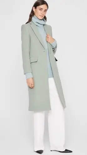 Club Monaco Slim Tailored Coat in Sage, Size XL NEW w/Tag $479