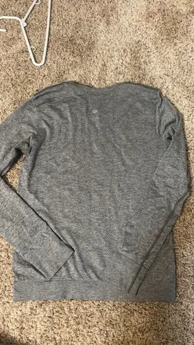 Lululemon Swiftly Tech Gray Long Sleeve