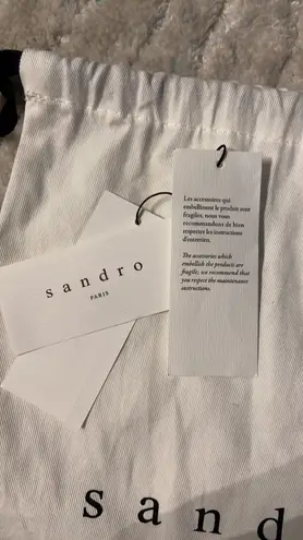 Sandro Soft Leather Wristlet