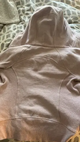 Lululemon Full-Zip Scuba Hoodie In Peony