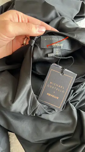 Michael Costello x REVOLVE Karmine Dress in Black S
