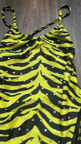 Jaded London Zebra Diamanté One Piece - Image 3