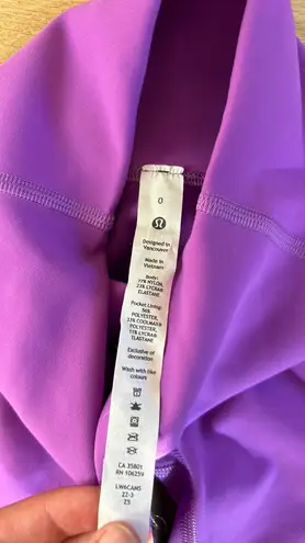 Lululemon bright purple  leggings