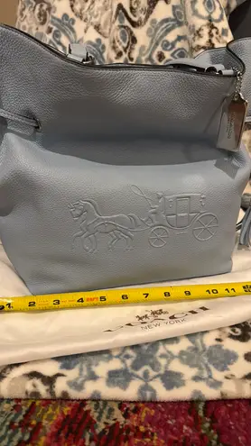 Coach  Bag Shoulder Leather Blue