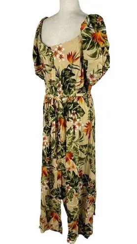 City Chic Women's Plus Size 18 Maui Maxi Dress Elasticated Off Shoulder Bohemian