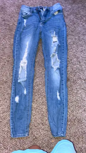 FashioNova Baggy Blue Jeans