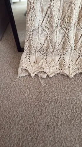 Torn By Ronny Kobo Adriana crochet maxi dress striped dress