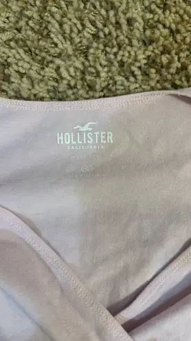 Hollister Pink Cropped Long Sleeve