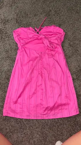 Le lis Pink Strapless Dress