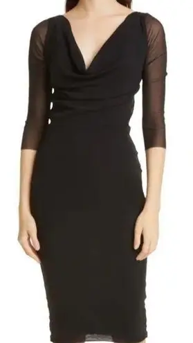 Fuzzi by Jean Paul Gaultier Mesh Cowl Neck V