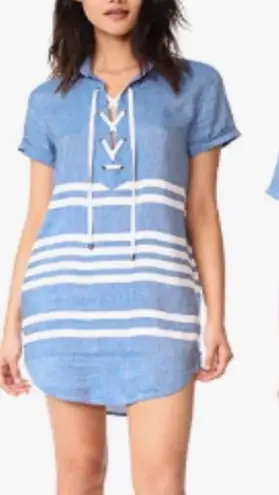 Rails Rocky Riviera Stripe Dress Blue White XS