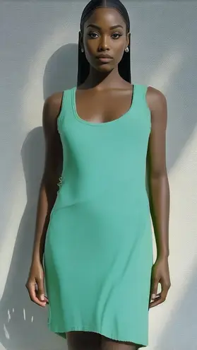 Hanna Andersson Dress Woman's Size XS Kelly Green Sleeveless A