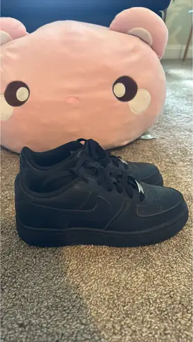 Nike Black Air Force 1s