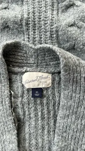 Universal Threads Universal Thread Gray Button-up Sweater 