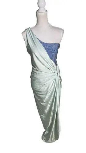 Baobab Nikka Dress Blue Lagoon Womens Size Large